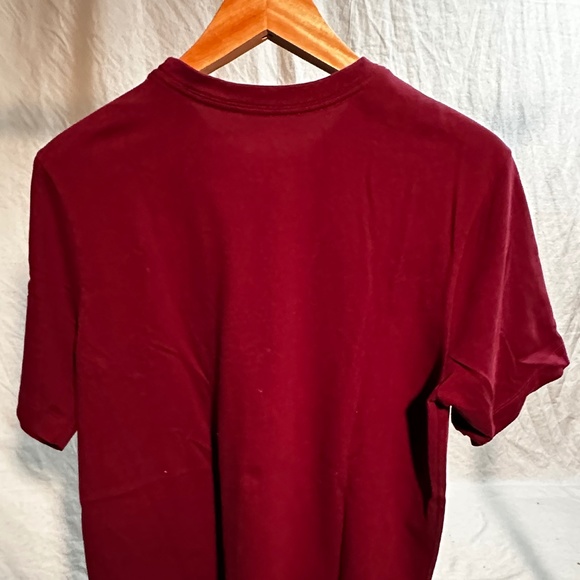 Nike Maroon and White Short Sleeve Tee - Picture 2 of 4